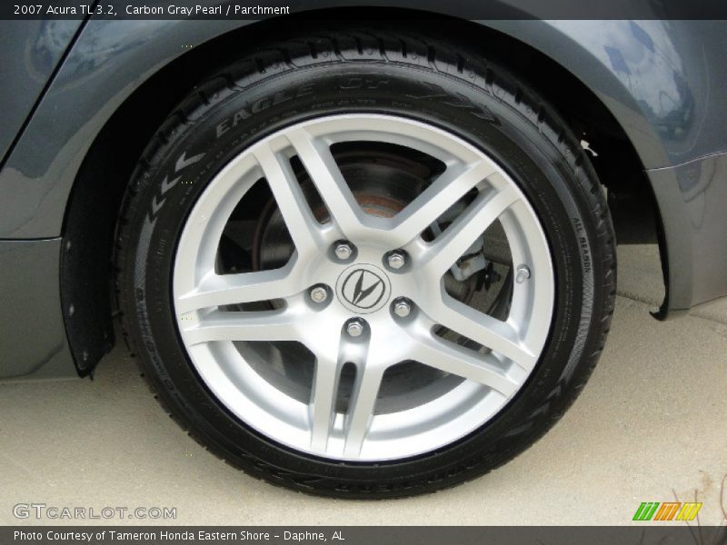 Carbon Gray Pearl / Parchment 2007 Acura TL 3.2