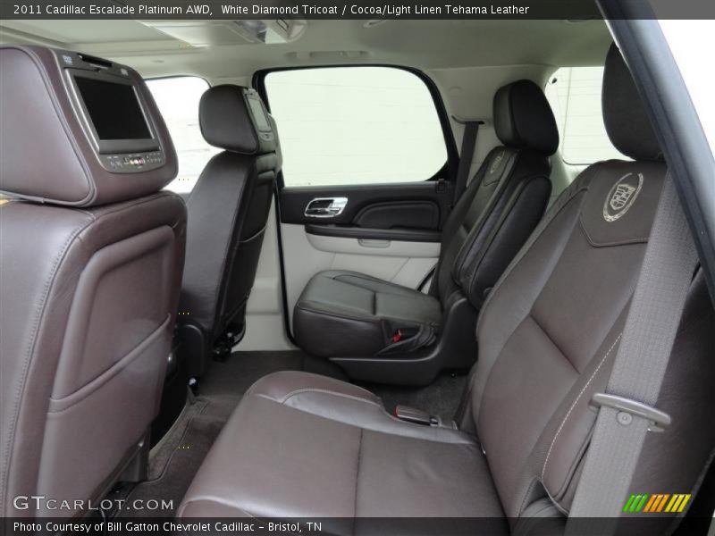  2011 Escalade Platinum AWD Cocoa/Light Linen Tehama Leather Interior