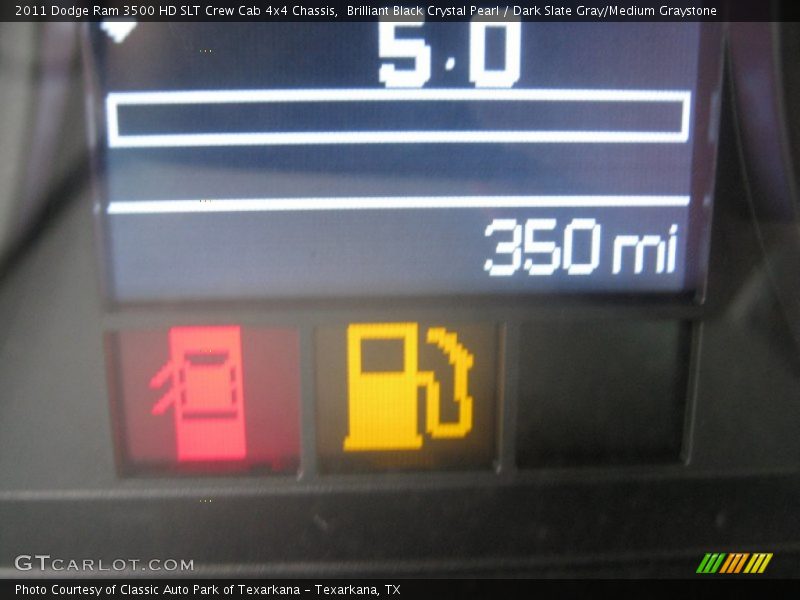 Brilliant Black Crystal Pearl / Dark Slate Gray/Medium Graystone 2011 Dodge Ram 3500 HD SLT Crew Cab 4x4 Chassis