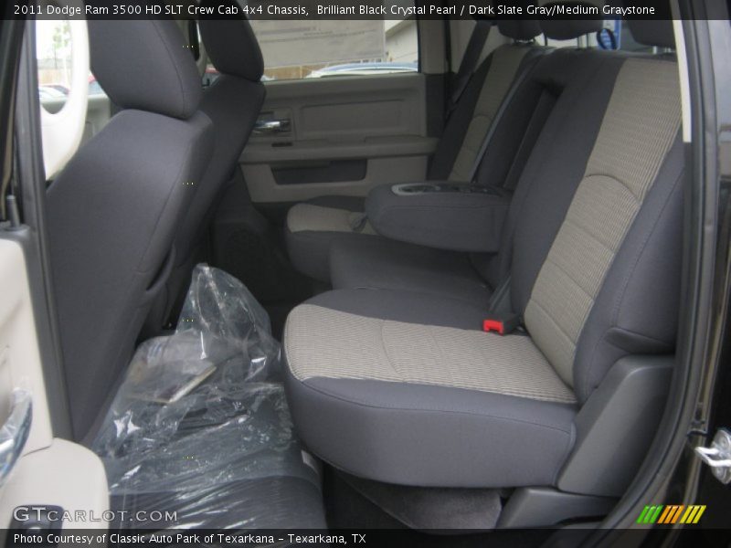  2011 Ram 3500 HD SLT Crew Cab 4x4 Chassis Dark Slate Gray/Medium Graystone Interior