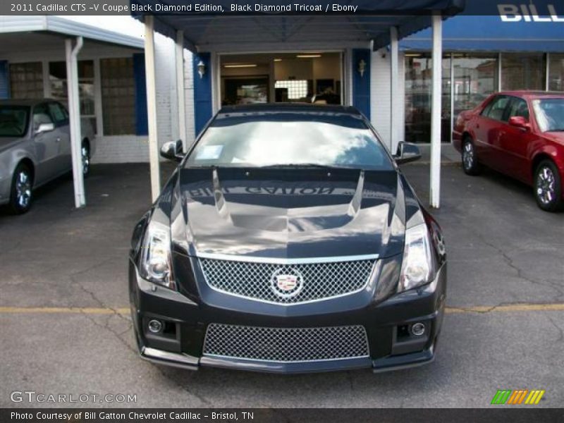 Black Diamond Tricoat / Ebony 2011 Cadillac CTS -V Coupe Black Diamond Edition