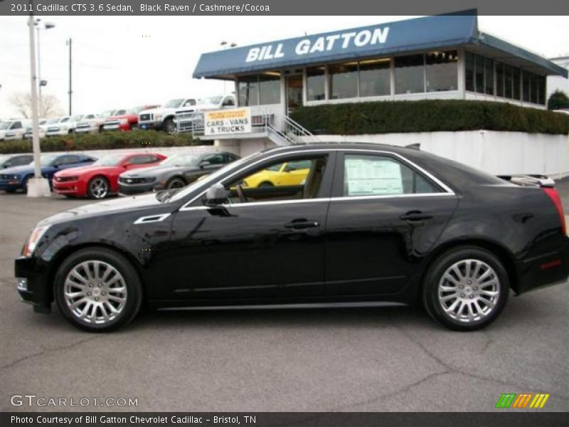 Black Raven / Cashmere/Cocoa 2011 Cadillac CTS 3.6 Sedan