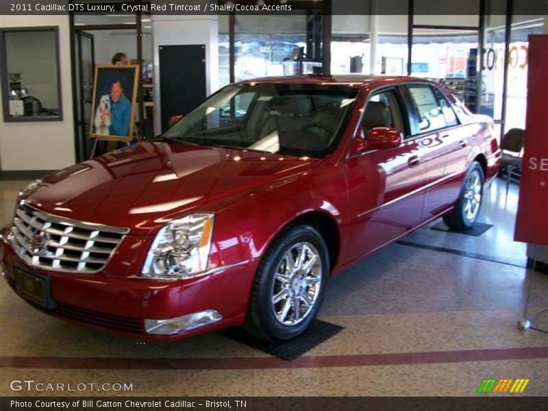 Crystal Red Tintcoat / Shale/Cocoa Accents 2011 Cadillac DTS Luxury
