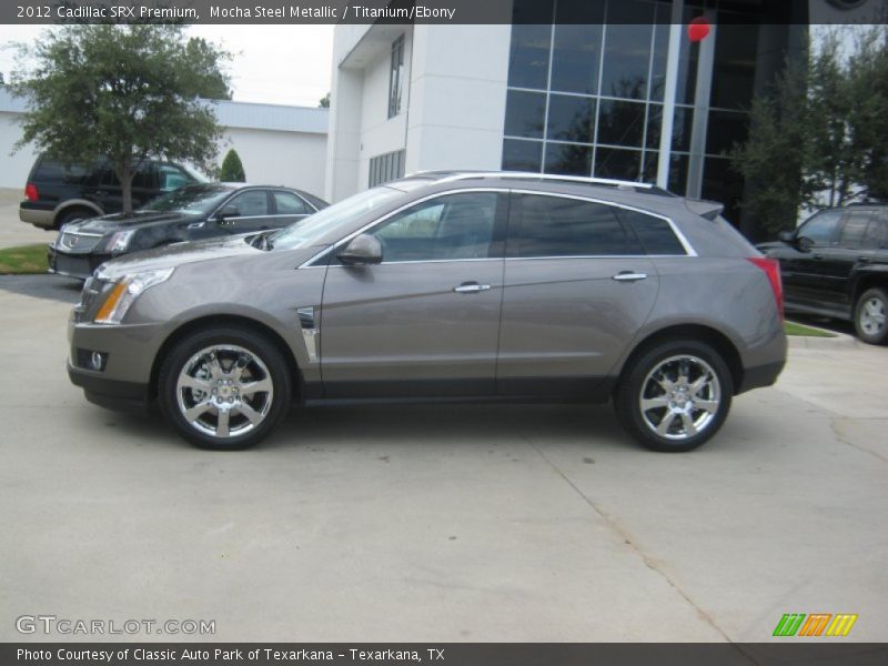 Mocha Steel Metallic / Titanium/Ebony 2012 Cadillac SRX Premium