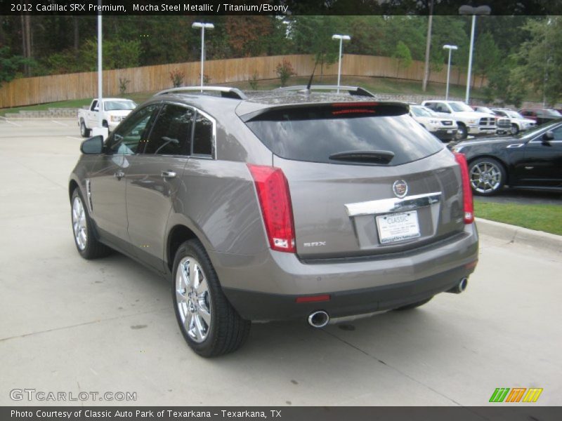 Mocha Steel Metallic / Titanium/Ebony 2012 Cadillac SRX Premium