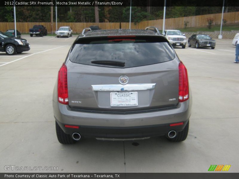 Mocha Steel Metallic / Titanium/Ebony 2012 Cadillac SRX Premium