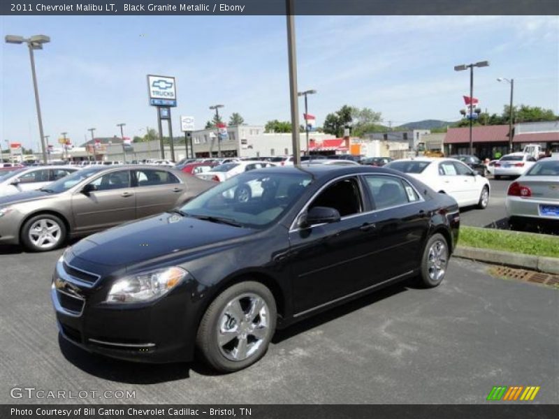 Black Granite Metallic / Ebony 2011 Chevrolet Malibu LT