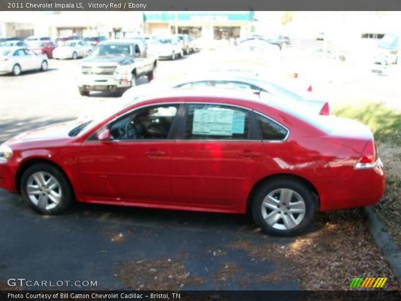 Victory Red / Ebony 2011 Chevrolet Impala LS