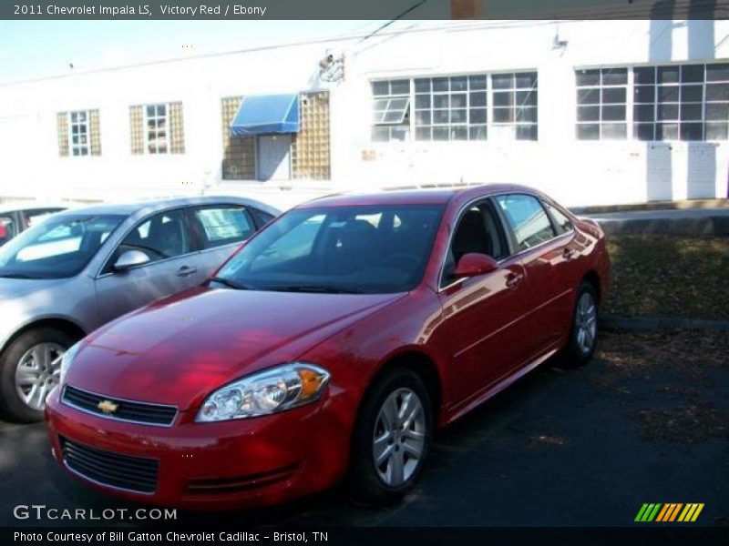 Victory Red / Ebony 2011 Chevrolet Impala LS