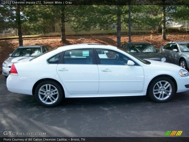 Summit White / Gray 2011 Chevrolet Impala LTZ