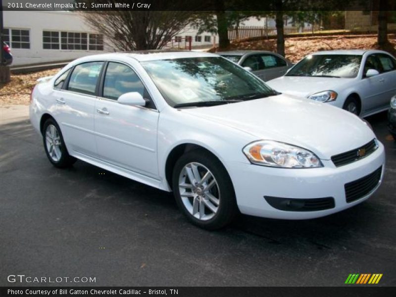 Summit White / Gray 2011 Chevrolet Impala LTZ