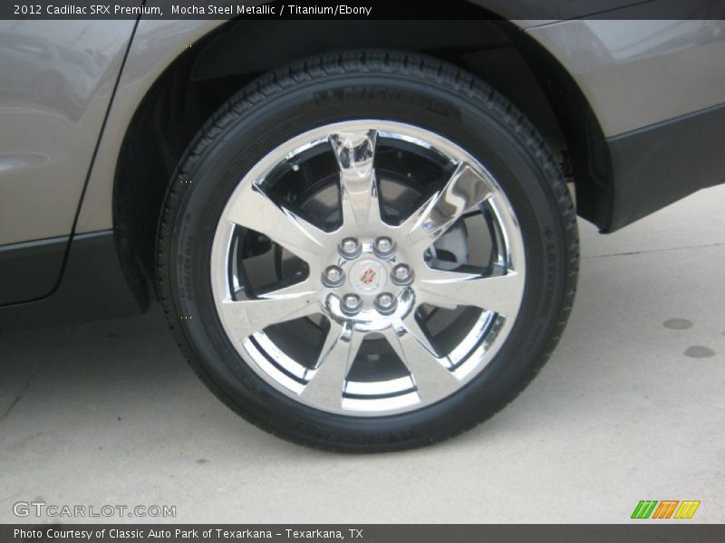 Mocha Steel Metallic / Titanium/Ebony 2012 Cadillac SRX Premium