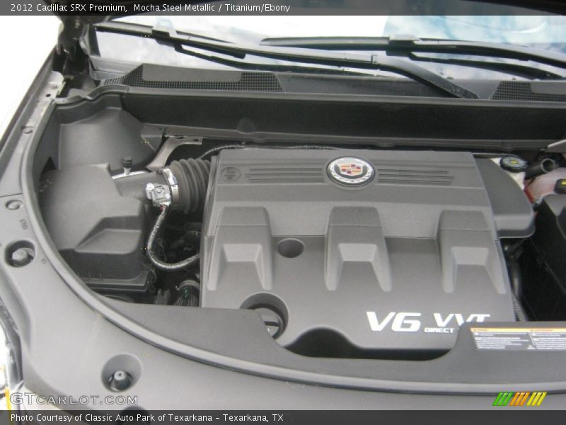 Mocha Steel Metallic / Titanium/Ebony 2012 Cadillac SRX Premium
