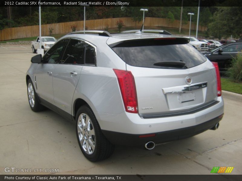  2012 SRX Performance Radiant Silver Metallic