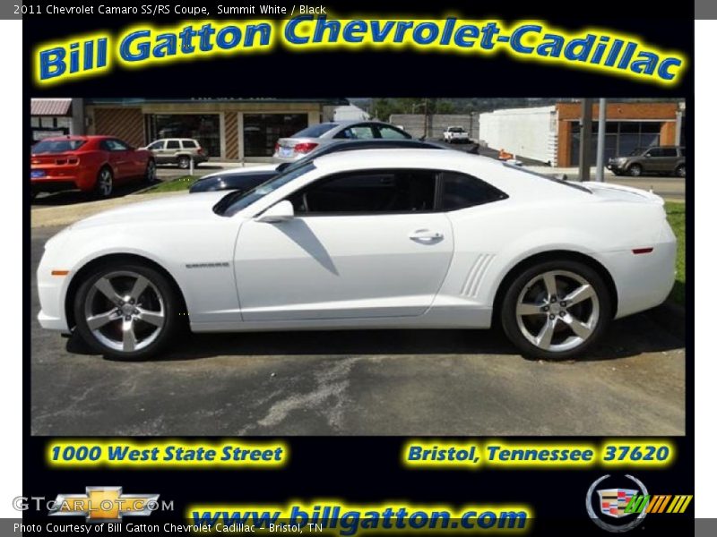 Summit White / Black 2011 Chevrolet Camaro SS/RS Coupe