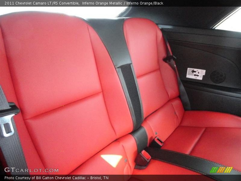 Inferno Orange Metallic / Inferno Orange/Black 2011 Chevrolet Camaro LT/RS Convertible