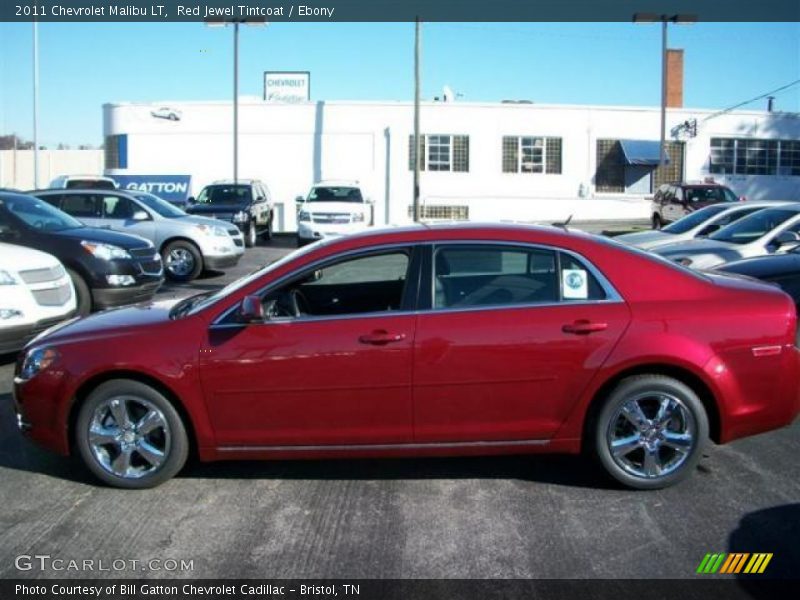 Red Jewel Tintcoat / Ebony 2011 Chevrolet Malibu LT