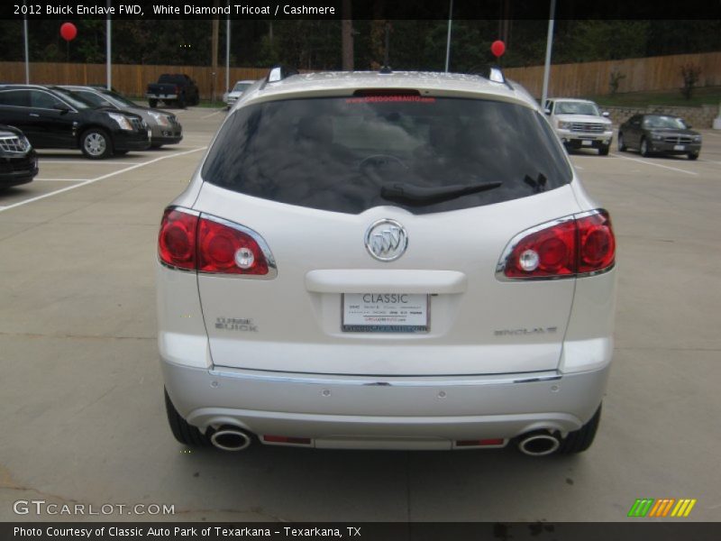 White Diamond Tricoat / Cashmere 2012 Buick Enclave FWD