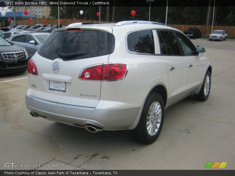 White Diamond Tricoat / Cashmere 2012 Buick Enclave FWD