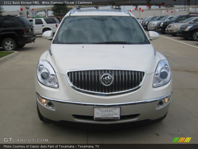 White Diamond Tricoat / Cashmere 2012 Buick Enclave FWD