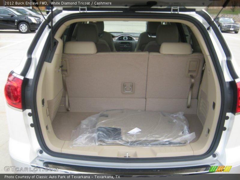 White Diamond Tricoat / Cashmere 2012 Buick Enclave FWD