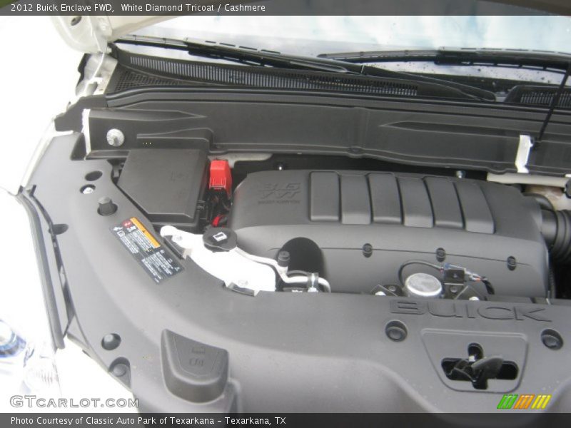 White Diamond Tricoat / Cashmere 2012 Buick Enclave FWD