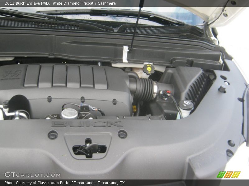White Diamond Tricoat / Cashmere 2012 Buick Enclave FWD