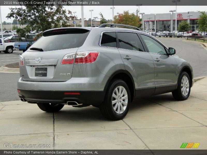 Liquid Silver Metallic / Black 2010 Mazda CX-9 Grand Touring