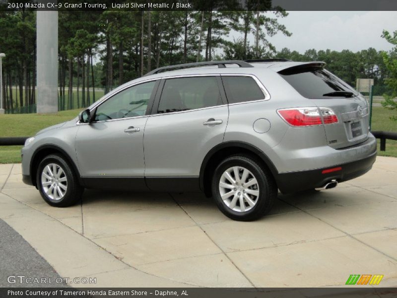 Liquid Silver Metallic / Black 2010 Mazda CX-9 Grand Touring