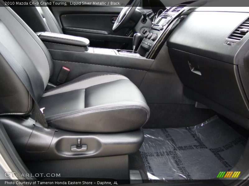 Liquid Silver Metallic / Black 2010 Mazda CX-9 Grand Touring