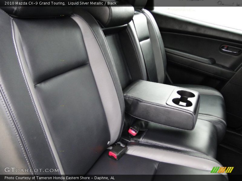 Liquid Silver Metallic / Black 2010 Mazda CX-9 Grand Touring