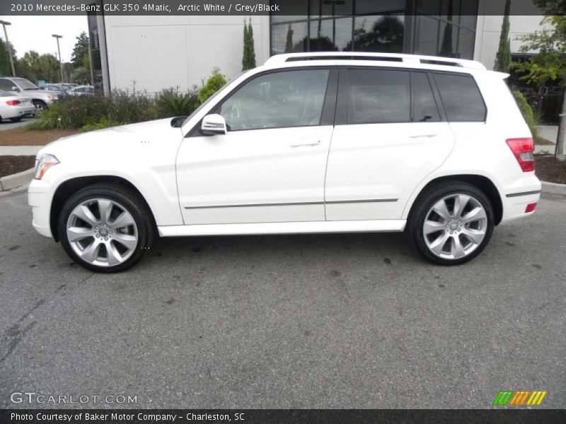 Arctic White / Grey/Black 2010 Mercedes-Benz GLK 350 4Matic