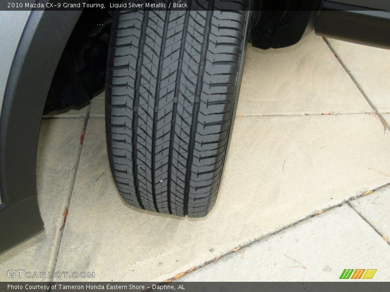 Liquid Silver Metallic / Black 2010 Mazda CX-9 Grand Touring