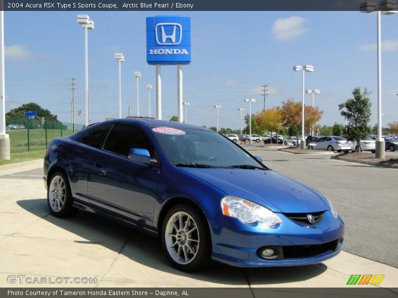 Arctic Blue Pearl / Ebony 2004 Acura RSX Type S Sports Coupe