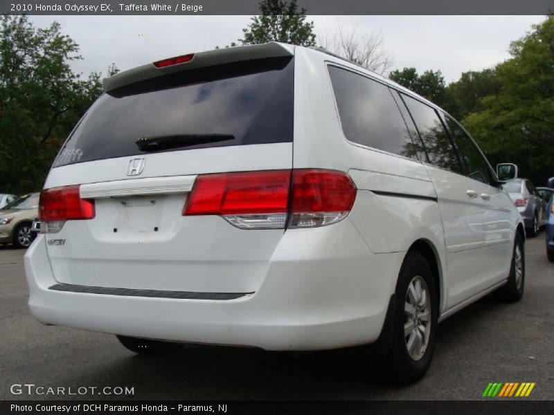 Taffeta White / Beige 2010 Honda Odyssey EX