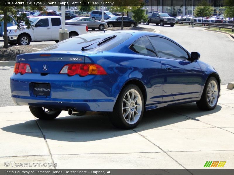 Arctic Blue Pearl / Ebony 2004 Acura RSX Type S Sports Coupe