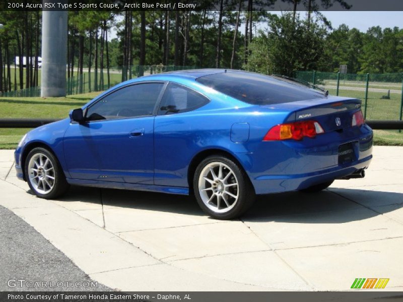 Arctic Blue Pearl / Ebony 2004 Acura RSX Type S Sports Coupe