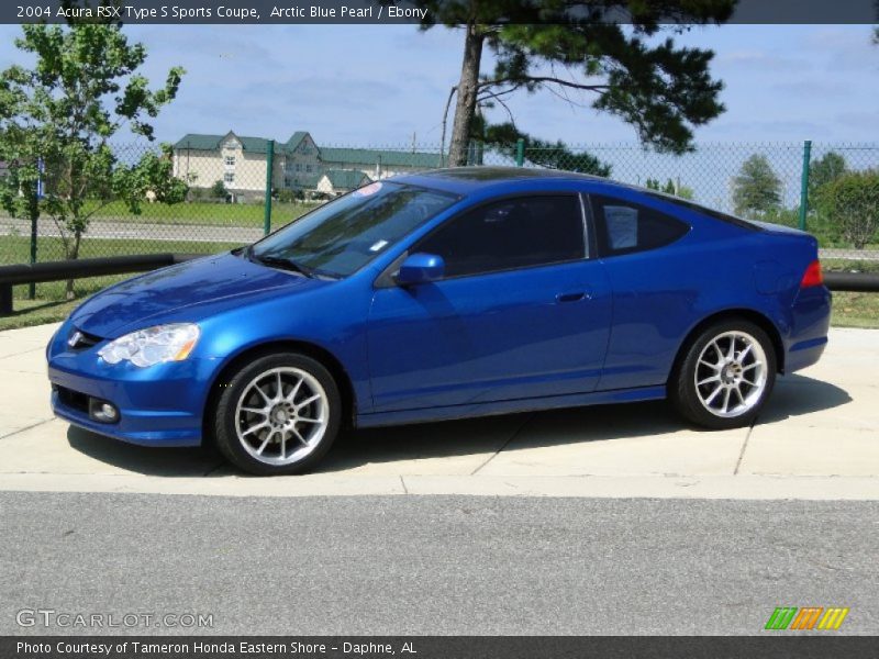 Arctic Blue Pearl / Ebony 2004 Acura RSX Type S Sports Coupe