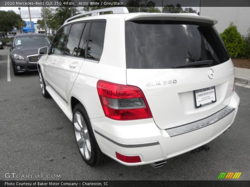 Arctic White / Grey/Black 2010 Mercedes-Benz GLK 350 4Matic