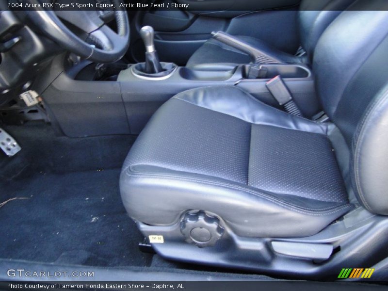 Arctic Blue Pearl / Ebony 2004 Acura RSX Type S Sports Coupe