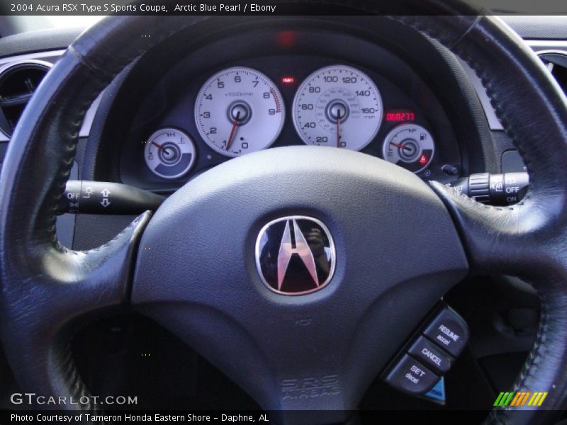 Arctic Blue Pearl / Ebony 2004 Acura RSX Type S Sports Coupe