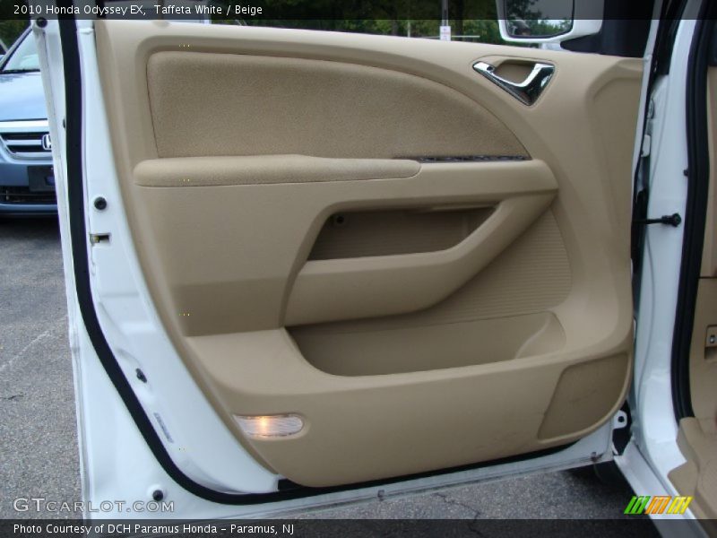 Taffeta White / Beige 2010 Honda Odyssey EX