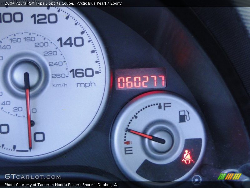 Arctic Blue Pearl / Ebony 2004 Acura RSX Type S Sports Coupe