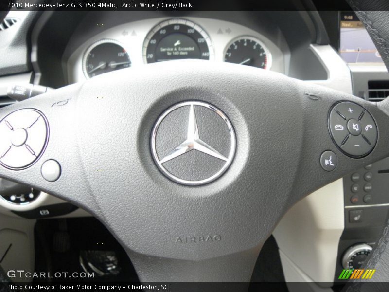 Arctic White / Grey/Black 2010 Mercedes-Benz GLK 350 4Matic