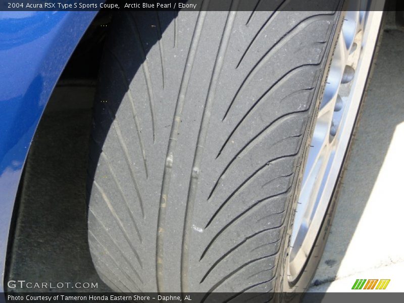 Arctic Blue Pearl / Ebony 2004 Acura RSX Type S Sports Coupe