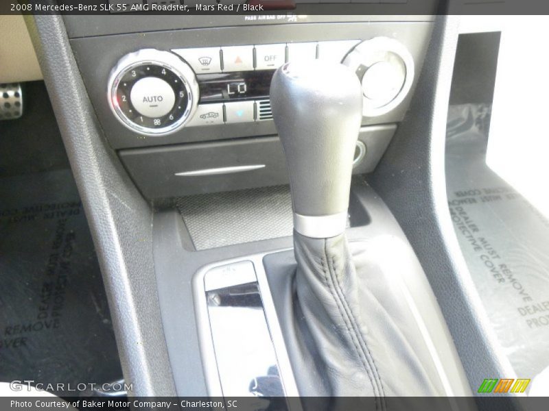 Mars Red / Black 2008 Mercedes-Benz SLK 55 AMG Roadster