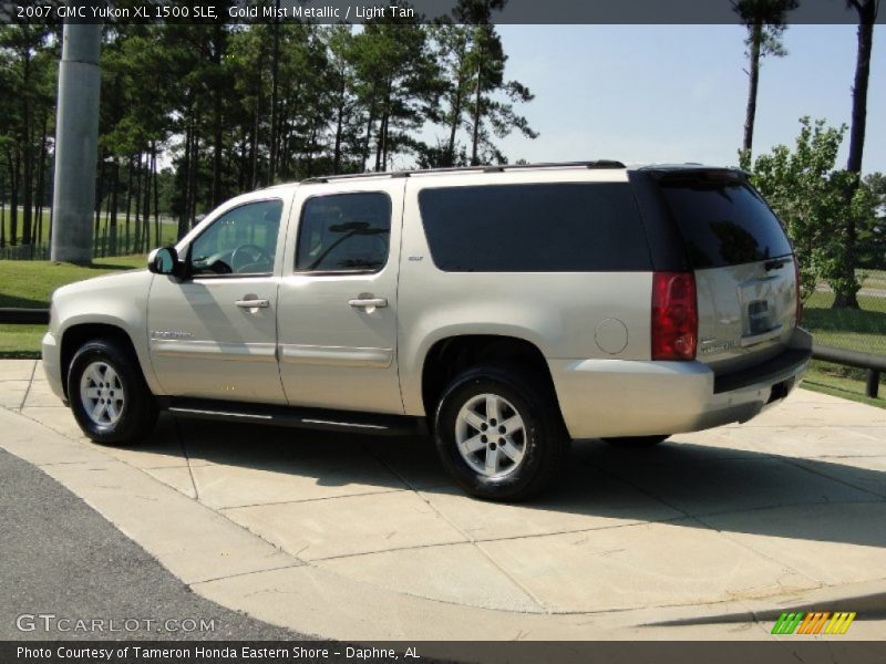 Gold Mist Metallic / Light Tan 2007 GMC Yukon XL 1500 SLE