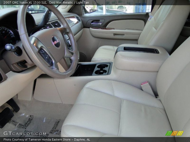 Gold Mist Metallic / Light Tan 2007 GMC Yukon XL 1500 SLE