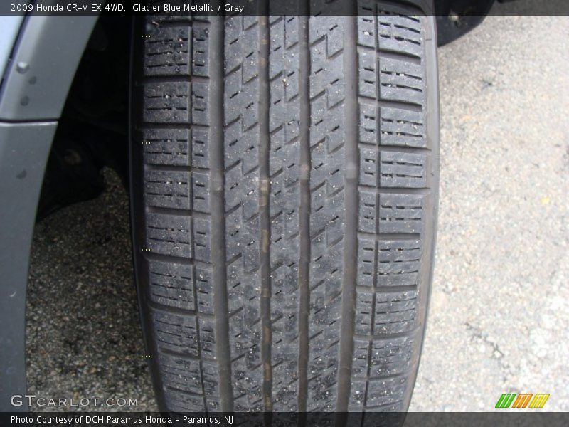 Glacier Blue Metallic / Gray 2009 Honda CR-V EX 4WD