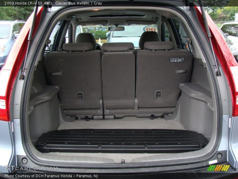 Glacier Blue Metallic / Gray 2009 Honda CR-V EX 4WD